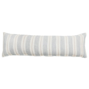 Pom Pom At Home LAGUNA FILLED BODY PILLOW Ocean_White 18x60