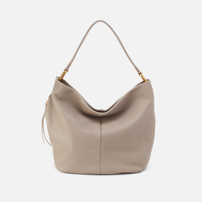 Hobo HARLEY HOBO BAG FW24 Taupe Pebbled Leather