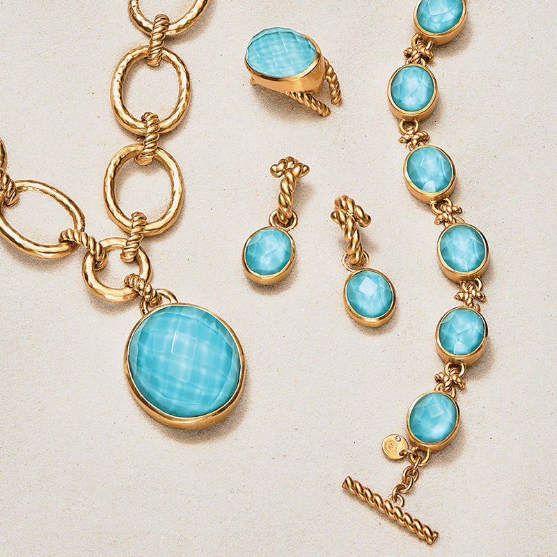 Julie Vos NASSAU STATEMENT NECKLACE
