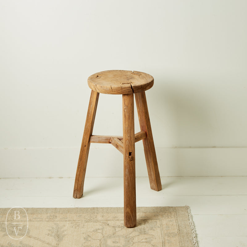 Knock on Wood Antiques WOOD STOOL