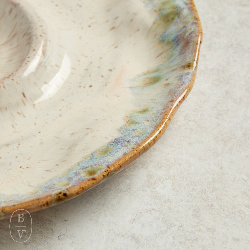 Etta B Pottery SMALL HORS D'OEUVRE DISH