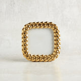 Two's Company BRAIDED FRAME Gold Square