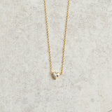 Elyssa Bass Designs HEART SHAPED CZ NECKLACE