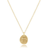 eNewton Design CHARM NECKLACE Gold 16 Inspire Small Charm