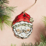 Etta B Pottery ORNAMENT Storybook Santa