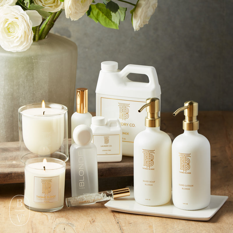 Thomas Blonde GLASS CANDLE