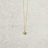 Elyssa Bass Designs PAVE CZ STARBURST NECKLACE