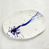 Simon Pearce BURLINGTON OVAL PLATTER Artisan Blue Large
