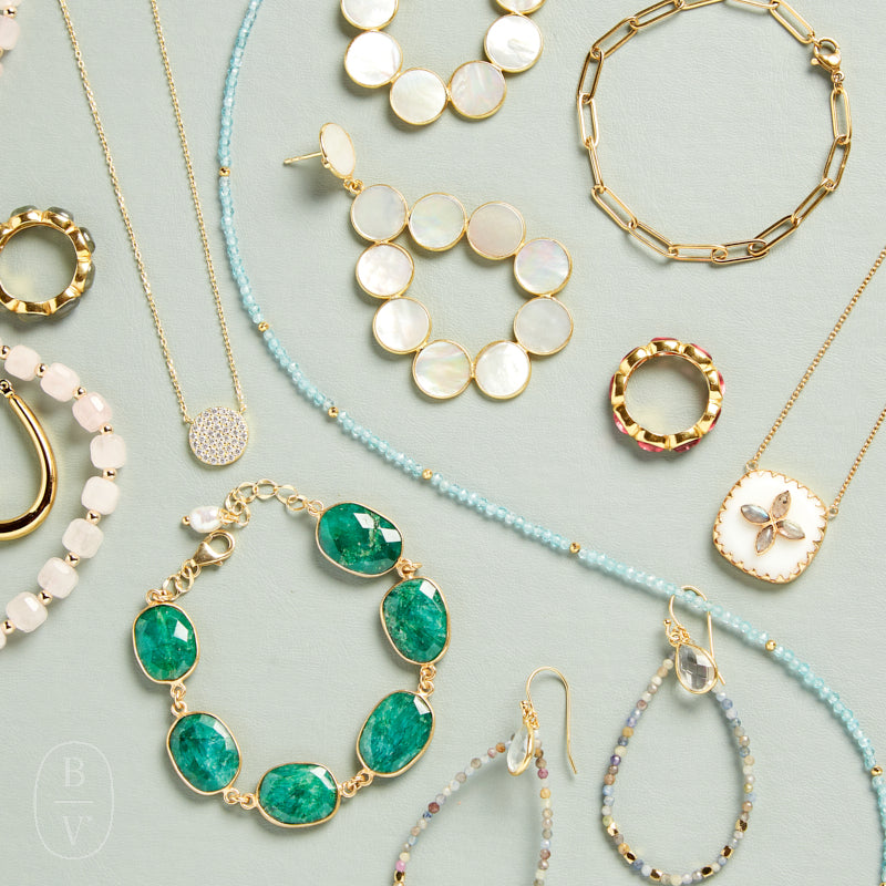 Elyssa Bass Designs PAVE CZ DISC NECKLACE