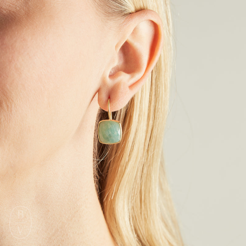Elyssa Bass Designs CUSHION CUT EARRINGS