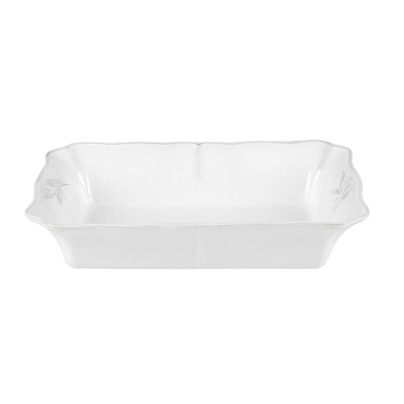 Casafina by Costa Nova ALENTEJO MEDIUM RECTANGULAR BAKER White
