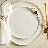 Alex Marshall Studios URBAN ROUND SIDE PLATE Gloss White 8.5