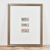 By Lacey MAT FRAMED SQUARE ABSTRACT 7