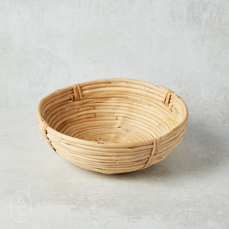 Creative Co-op HANDWOVEN RATTAN BOWL Small