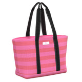 Scout JOYRIDE LARGE WOVEN TOTE BAG Bubble Gum and Watermelon