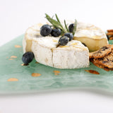 Annieglass ELEMENTS LAKE APPETIZER TRAY