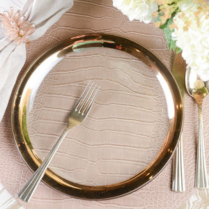 Annieglass ROMAN ANTIQUE DINNER PLATE Gold 10