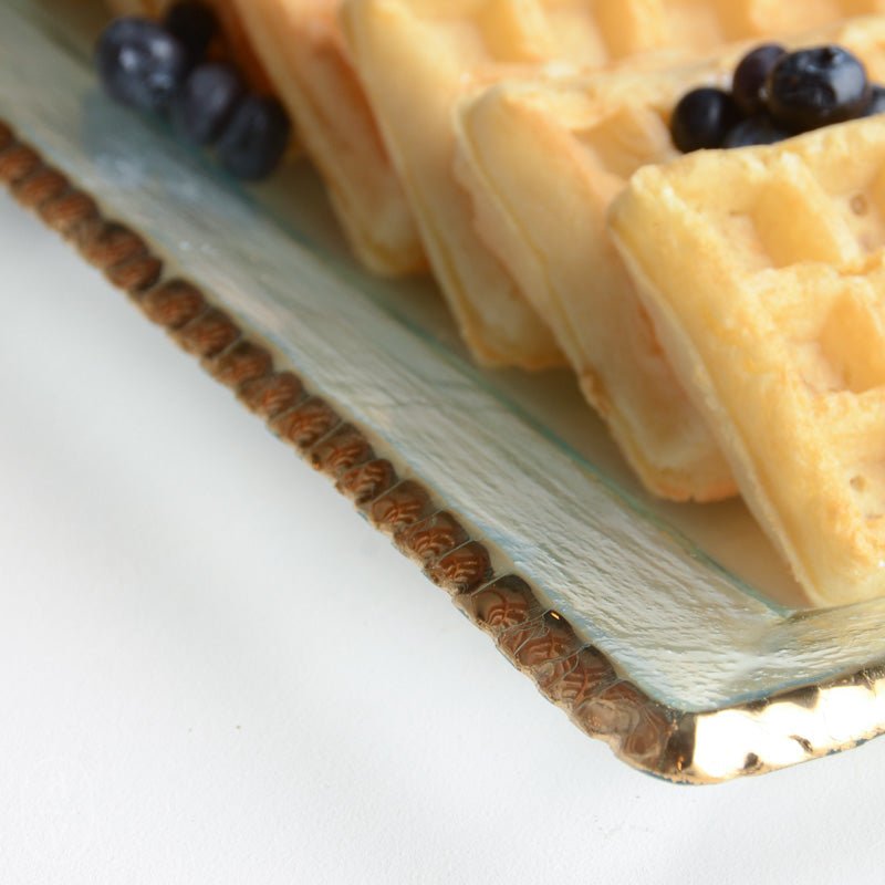 Annieglass EDGEY RECTANGULAR TRAY
