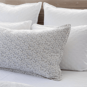 Pom Pom At Home JUNE FILLED BODY PILLOW Ocean_Grey 18x60