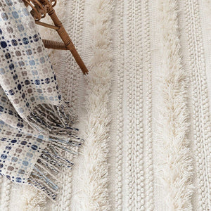 Dash and Albert ZHARA STRIPE INDOOR/OUTDOOR RUG Ivory