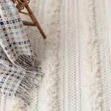 Dash and Albert ZHARA STRIPE INDOOR/OUTDOOR RUG Ivory