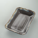 Etta B Pottery RECTANGLE BAKER Gray