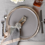 Alex Marshall Studios URBAN ROUND DINNER PLATE Grey