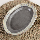 Etta B Pottery SMALL OVAL PLATTER Gray
