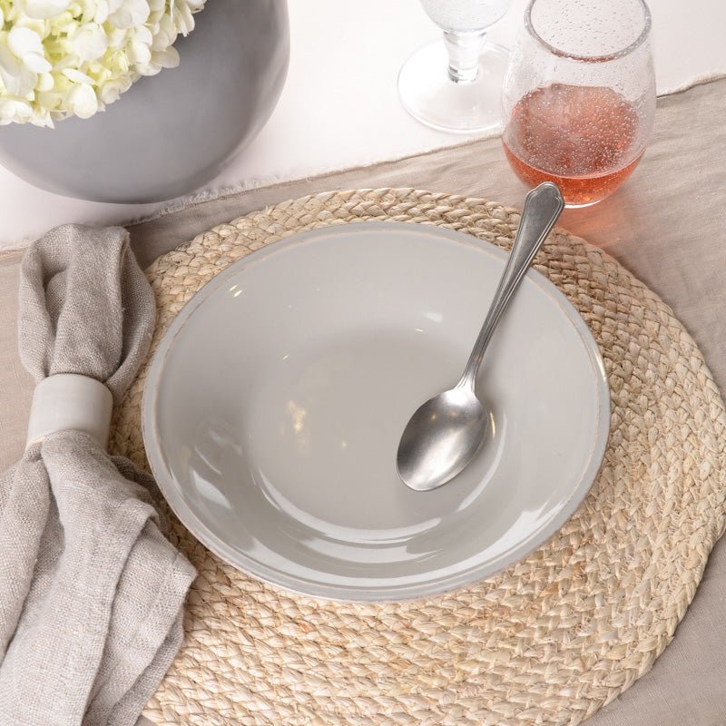 Casafina by Costa Nova FRISO SOUP/PASTA PLATE Grey