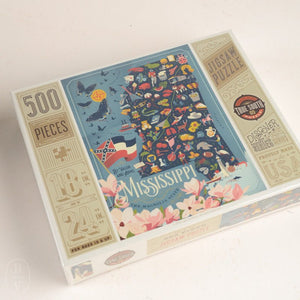 True South Puzzle Company MISSISSIPPI STATE PUZZLE