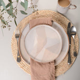 Alex Marshall Studios URBAN ROUND SIDE PLATE Stone 8.5