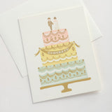 Rifle Paper Co CONGRATS WEDDING CAKE CARD