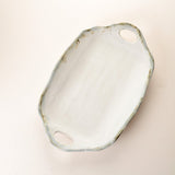 Etta B Pottery RECTANGLE PLATTER WITH OPEN HANDLES
