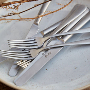 Casafina by Costa Nova PACIFICA 5 PIECE FLATWARE SET Vintage Brushed