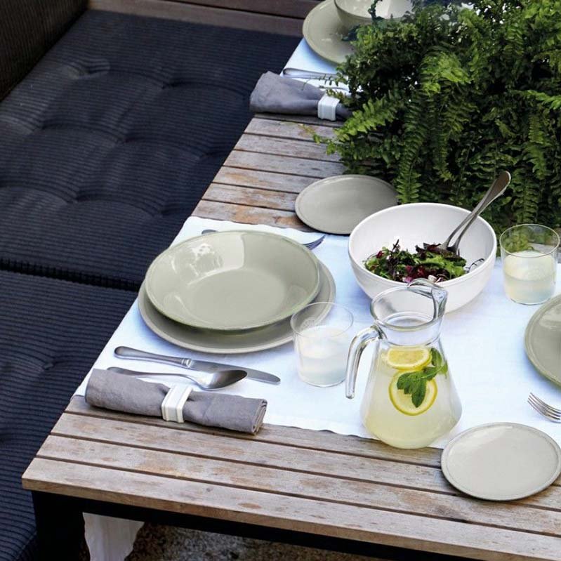 Casafina by Costa Nova FRISO SOUP/PASTA PLATE Sage Green