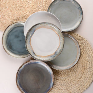 Etta B Pottery TOWNHOUSE SALAD PLATE - Dogwood