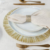 Casafina by Costa Nova GIANNA SUNBURST GLASS CHARGER PLATE