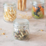 Creative Co-op GLASS JAR WITH CLAMP LID