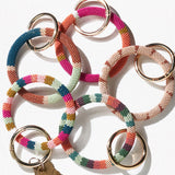 Ink and Alloy CHLOE SEED BEAD KEY RING