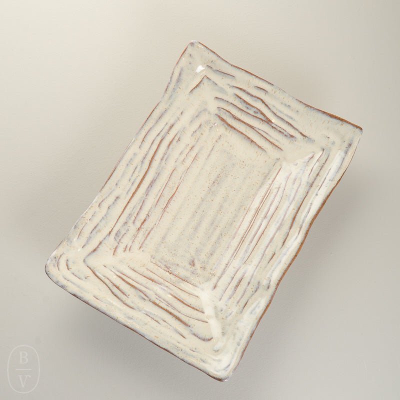 Etta B Pottery CUPBOARD DISH Pearl