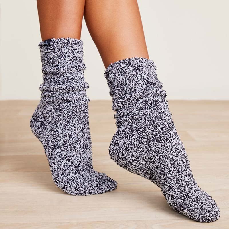 Barefoot Dreams CozyChic Heathered Women's Socks - Oyster White – All  Inspired Boutiques