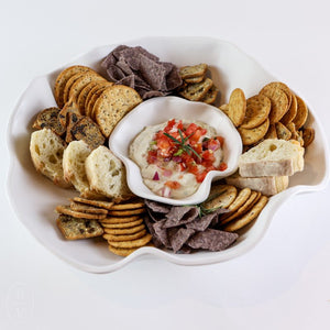 Beatriz Ball VIDA NUBE BOWL WITH DIP White