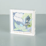 Meghean Warner ACRYLIC FRAMED SMALL SPARROW PRINT