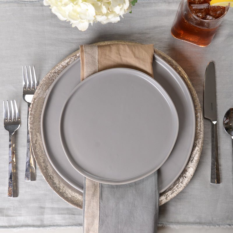 Alex Marshall Studios URBAN ROUND SIDE PLATE Grey 8.5