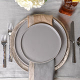 Alex Marshall Studios URBAN ROUND SIDE PLATE Grey 8.5