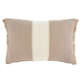 Indaba Trading KANTHA PATCH PILLOW Beige 16x24