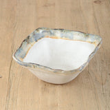 Etta B Pottery DEEP SQUARE BOWL Magnolia