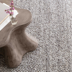 Dash and Albert NIELS WOVEN WOOL/VISCOSE RUG Grey