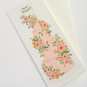 Rifle Paper Co WEDDING CAKE TALL CARD