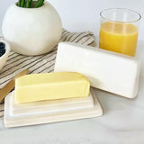 Alex Marshall Studios BUTTER DISH Matte White